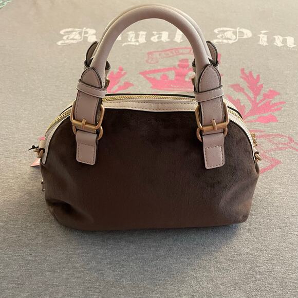 Juicy Couture The Key To Juicy Dome Satchel Crossbody Chocolate - Picture 6 of 8